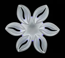 Люстра стельова LED Splendid Ray LK23/6, 160W, білий, сучасний стиль з пультом, регулювання світла - мініатюра 5