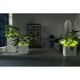 Вазон Lechuza Canto Premium Low LED 40 антрацитовий металiк (13783) - мініатюра 2