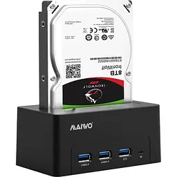 Зовнішня кишеня Maiwo для HDD 2,5"/3,5" SATA через USB3.0 (K308H) - мініатюра 3