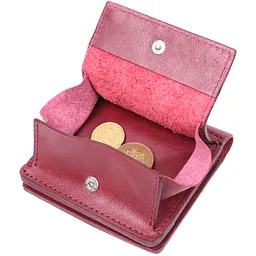 Шкіряний жіночий гаманець GRANDE PELLE 9,7х10,2х1 см acs0027013 - мініатюра 5