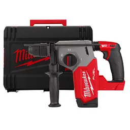 Акумуляторний перфоратор безщітковий SDS-PLUS MILWAUKEE, M18 FHX-0X. 2.5Дж (каркас, HDкейс) - мініатюра 2