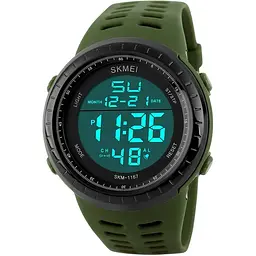 Годинник наручний Skmei 1219 Black, 1219BK (15903) - мініатюра 2
