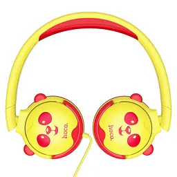 HF Stereo Hoco W31 Children Panda yellow +мікр - мініатюра 3