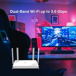 Бездротовий роутер - маршрутизатор Wi-Fi 7 - TP-LINK Archer BE220W 3600MBPS DUAL band - мініатюра 9