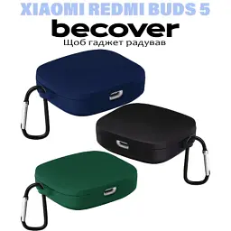 Чохол для навушників BeCover Silicon для Xiaomi Redmi Buds 5 Deep Blue (710957) - мініатюра 2