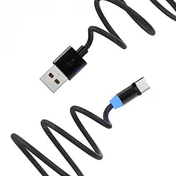 Кабель SkyDolphin S59T Magnetic USB - USB Type-C (M/M), 1 м, Чорний (SDUSB-000441) - мініатюра 2