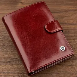 Практичний шкіряний чоловічий гаманець Boston 18818 коричневий