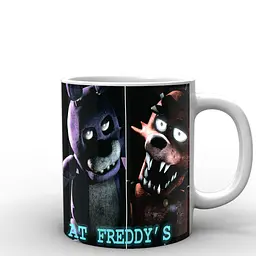 Кухоль GeekLand Five Nights At Freddys П'ять ночей з Фредді постер FN.02.008.384 330 мл білий - мініатюра 2
