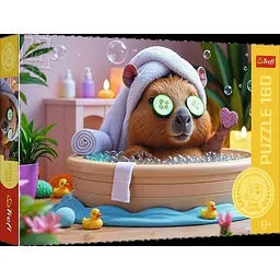 Пазли дитячі Trefl Капібара в СПА 15433 160 шт. Різнокольоровий shop (5900511154337)