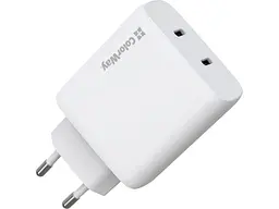 Мережевий зарядний пристрій ColorWay GaN Mini 50 W White (CW-CHS050PD-WT)