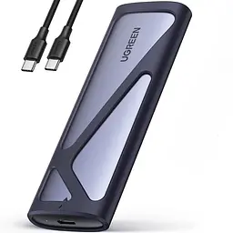 Зовнішня кишеня для SSD M.2 UGREEN NVMe карман для ссд м2 переходник м2 на USB C 3.2 Gen2 10Gbps nvme to usb to m2 case ugreen M2
