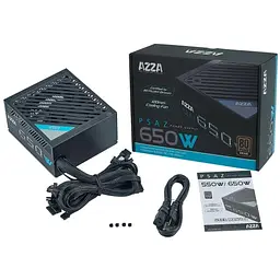 Блок живлення 650 Вт,, Black, 80+ Bronze, 12 см AZZA teh0034044 - мініатюра 4