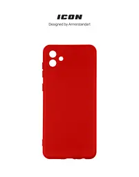 Чехол ArmorStandart ICON для Samsung A04 (A045) Camera cover Red (ARM63907) - мініатюра 3
