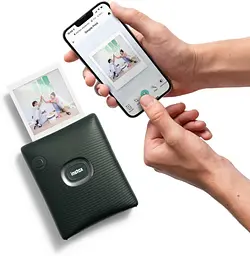 Подарунковий набір фотопринтер Fujifilm Instax SQ Link Green, Фотопапір 20 шт, Чохол, Фотоальбом на 80 фото Зелений - мініатюра 3