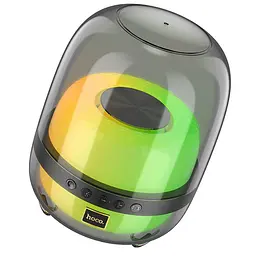 Портативна bluetooth колонка Hoco BS58 TWS з LED підсвічуванням magic чорний night - мініатюра 4