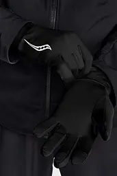 Рукавиці Saucony Hurricane Glove Black S (1097-SAU800055-BK S) - мініатюра 2