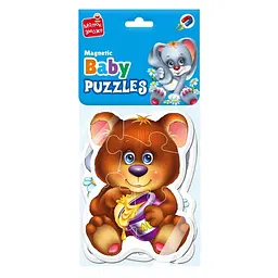 Бебі пазли на магніті Vladi Toys Малюк зможе Лісові жителі 9 елементів (VT3208-17) - мініатюра 2