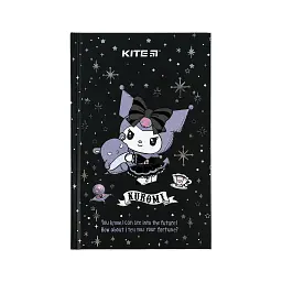 Блокнот Kite А6 Kuromi, тверда обкладинка, 80 аркушів, клітинка (HK24-199-1) - мініатюра 2