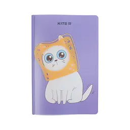 Блокнот Kite А5+ 40 аркушів, Bread cat (K22-460-4) - мініатюра 1