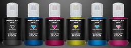 Комплект чорнил PRINTALIST для Epson 6х140г B/C/M/Y/LC/LM водорозчинне (PL-INK-EPSON-SET6)