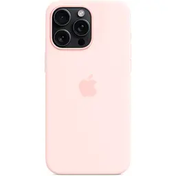 Чохол Silicone Case with MagSafe для Apple iPhone 15 Pro Max Light Pink AAA [93259] - мініатюра 3