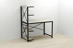 Комп'ютерний стіл Ferrum-decor Джек 75x140x60 Чорний ДСП Сонома (FRD-104403)