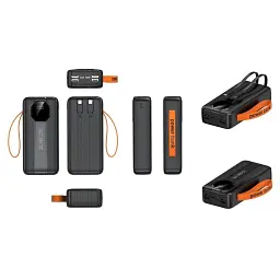 Батарея універсальна XoKo 30000mAh, 22,5W, PD, QC, black (WK-CK-018) - мініатюра 2