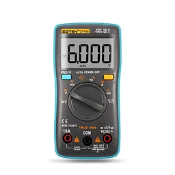 Цифровий Мультиметр ZOTEK ZT102 True RMS з автовибором діапазонів, вимірювання температури
