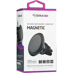 Автомобільний магнітний тримач Gelius GU-CH003 Black - мініатюра 6