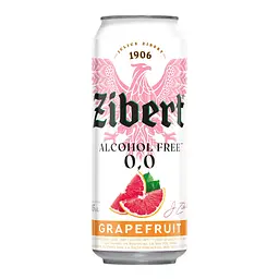 Безалкогольне пиво Zibert Grapefruit, світле, 0,5%, 0,5 л