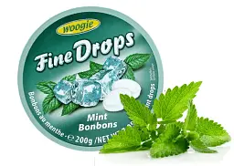 Льодяники Woogie Fine Drops зі смаком м'яти 200г - мініатюра 2