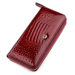 Гаманець жіночий ST Leather 18434 (S7001A) на блискавці бордовий - мініатюра 4