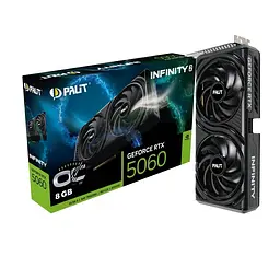 Відеокарта Palit RTX 5060 8GB Infinity 2 OC (NE75060V19P1-GB2063L) (GDDR7, 128 bit, PCI-E v5.0 x16) - мініатюра 2