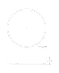 Світильник стельовий Zuma Line 5905316665484 Nadi LED 1x36W 3000K-6000K 1800Lm IP44 латунний - мініатюра 2