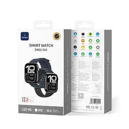 Смарт-годинник WIWU Smart Watch SW01 Silver (6977703653281) - мініатюра 2