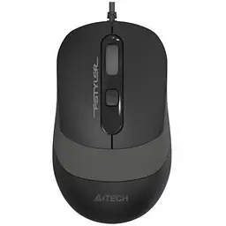 Миша A4Tech Fstyler FM10S 1600dpi чорний+Grey USB безшумна (FM10S Grey)