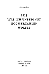1913: Все те, що я конче хотів сказати - Флоріан Іллієс - мініатюра 3