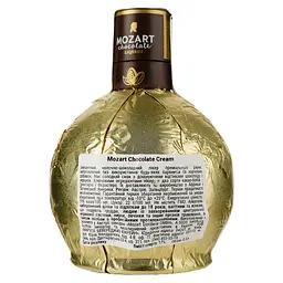 Лікер Mozart Chocolate Cream Gold, 17%, 0,5 л (431296) - мініатюра 2