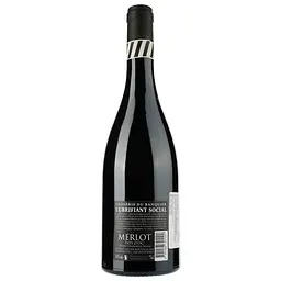 Вино Closerie Du Banquier Lubrifiant Social Merlot IGP Pays D'Oc, черовне, сухе, 0,75 л - мініатюра 2