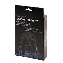 Скакалка York Fitness PVC Premium з пластиковими ручками - мініатюра 3