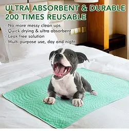 Багаторазові преміум пелюшки для собак MY TURF reusable and Washable pet mat 2 шт. 90х104 см - мініатюра 3