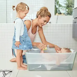 Ванночка Stokke Flexi Bath та підставка, біла (531501) - мініатюра 6