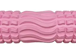Масажний ролик EasyFit Wavyspines 33 см Рожевий (EF-3701-P) - мініатюра 2