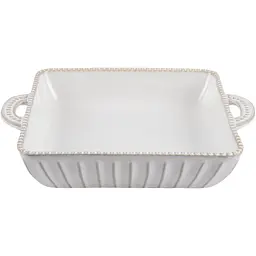 Форма Limited Edition Allegra Biege квадратна кам'яна кераміка 31.5х26х6 см (GJH011-31-2-129)