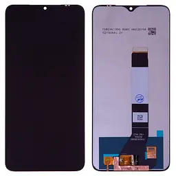Дисплей для Xiaomi Poco M3, Redmi 9T, чорний, без рамки,