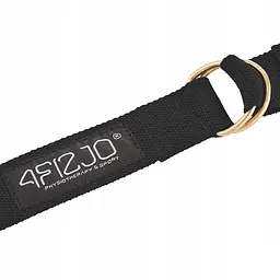Ремінь для йоги 4FIZJO 300 см 4FJ0524 Black (P-5907739315397) - мініатюра 4