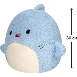 М'яка іграшка Squishmallows Акула Дейві 30 см (SQCR03538) - мініатюра 4