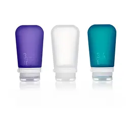 Набір силіконових пляшечок Humangear GoToob+ 3-Pack Large - мініатюра 2