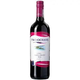 Вино Two Oceans Soft and Fruity червоне напівсухе 12.5% 0.75 л