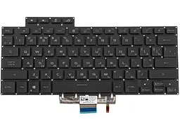 Клавіатура для ноутбука ASUS (GA503 series) ukr, black, без фрейму, підсвітка клавіш (оригінал)